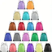 20PCS Drawstring Backpack Bulk Pack, Durable Large-Capacity Gym Bags in Assorted Colors, Lightweight Sports Travel Sacks with Secure Closure for Fitness Enthus