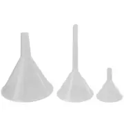 1/3Pcs Clear Lab PP Funnels Filling Tool Lab Bottles, Essential Oils