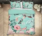 3D Pink Bird Leaves 1805NA Bed Pillowcases Quilt Cover Duvet Andrea haase Fay