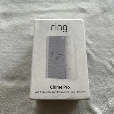 Ring Chime Pro Wi-Fi Extender for Smart Doorbell - White **NEW UNOPENED**