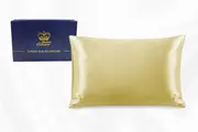 One Piece 100% Pure Two-Side Mulberry Silk Pillowcase Champagne