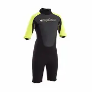 Typhoon Swarm Boys 3mm Shorty Wetsuit - Flame Yellow - 471251