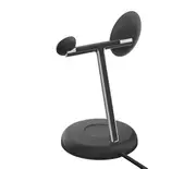 Belkin BoostCharge Pro 3-in-1 15W Magnetic Wireless Charging Stand with Qi2 (Black)