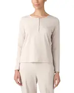 Eileen Fisher Henley Sleep Top