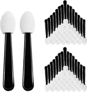 100Pcs Eyeshadow Applicator, Eye Shadow Brush Pack, Disposable Sponges for Eyeliner, Eye Makeup, Arts Crafts, DIY Nail Art Beauty Tool