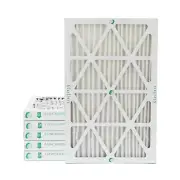 14x30x1 MERV 13 Pleated AC Furnace Air Filters by Glasfloss. 6 Pack