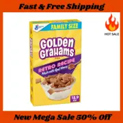 Graham Cracker Cereal, Whole Grain, 18.9oz Family Size – Sweet & Crunchy