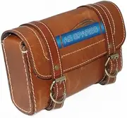 AEspares Genuine Leather Tool Bag With Indian Logo Compatible With Indian Chief Motorcycle