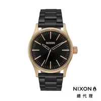 在飛比找蝦皮商城優惠-NIXON SENTRY 38 SS 極簡復刻 黑 玫瑰金 