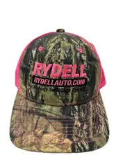 Rydell Auto Ladies Fit Womens Hat Cap Strapback Camouflage Mesh Back N1 C