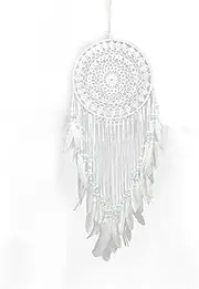 Hook Flower Dream Catcher Feather Pendant Large Living Room Pendant Bedroom Wind Chime Decoration