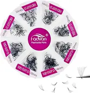 500 Premade Fans Eyelash Extensions Mixed Tray 9-16mm 10D Premade Volume Eyelash Extensions 0.07mm Thickness Premade Lash Fans Handmade Loose Volume Lashes (10D-0.07D,9-16mm) SM1
