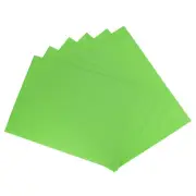 6 Pack 10.83 x 8.46" 2mm Thickness EVA Foam Sheets for Arts Green Glitter