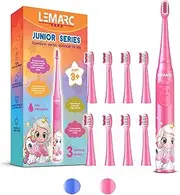 WAGNER Switzerland Kids SuperSonic electric toothbrush | 8 reversible brush heads Pink