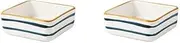 Snack Plate Household Sauce Dish Multipurpose Candy Plate Exquisite Dry Fruit Snack Plate Creative Divided Trinket Dish Square Specialty Plates Snack Bowl (Color : D)