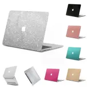 Sparkle Bling Shiny Hard Glitter Top Case +Bottom Case For New Macbook Pro Air