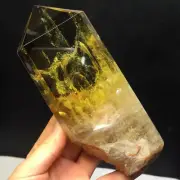 431G Natural Citrine Quartz Both Obelisk Crystal Tower Point Reiki Healing Gem