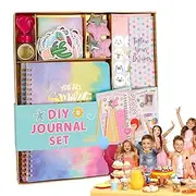 Scrapbook Kit for Girl | 98X/Set Funny Creative Diary Journal Kit,Complete Scrapbook & Diary Supplies Set, Scrapbooking Toy for Kid Girl Aged 8+