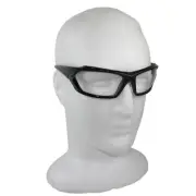 Chimera Raider Highrange Safety Glasses Protective Wear, Clear Lens, Anti-Fog A