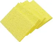 Powerful Tools 10pcs Soldering Iron Yellow Solder Tip Welding Cleaning Sponge Pads Cleaner Heat Proof Pads Set Solder