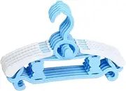 WeiLaiKeQi 5 Kids Clothes Hangers for Newborn Clothing Storage Solutions, Blue, as described