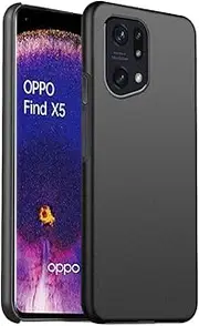 OPPO Find X5 Case Ultra Slim Thin Armour Hard Case Matte Rubberized Cover For OPPO Find X5 (Black)
