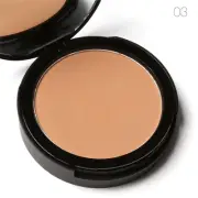 3 Colors Make up Face Powder Brighten Oil-Control Nude Makeup Pressed Powder Fou