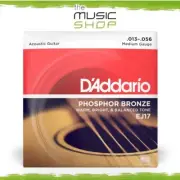 D'Addario EJ17 13-56 Medium Phosphor Bronze Acoustic Guitar Strings