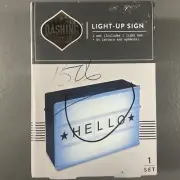 Dashing Fine Gifts Light Up Box Sign On Off Switch With 84 Letters And Symbols