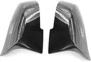 Domary Car Side Mirror Cap with Racing-Inspired Design, Replacement for 3 4 Series, Protects Against Scratches and Debris, Easy Removal Without Marks, Constructed from ABS Material