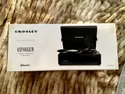 Crosley Voyager 3-Speed Turntable with Built-In Bluetooth Receiver - New in Box