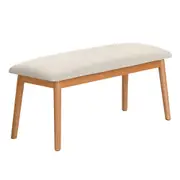 Dining Bench Seat Stool Cushion Furniture Oak 106cm
