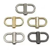, 5 Pieces Adjustable Metal Buckles for Chain Strap Bag Chain Strap Length