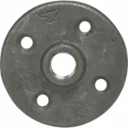 (15)-Anvil 2" x 4-3/4" Black Iron Floor Flange, Secure Pipe To Walls. 8700164109