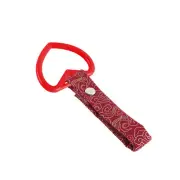 Car Accs JDM Heart Shape TSURIKAWA Red Ring Red Clouds Nylon Handle Strap
