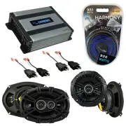 Fit Chrysler Fifth Avenue 84-93 Speaker Upgrade Kicker DSC5 DSC693 HA-A400.4 Amp