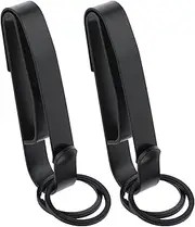 [Dimeho] Duty Belt Key Holder, 2pcs Double Side Quick Release Key Holder with Detachable Keyring for Police and Fire Agencies Duty Belt Black