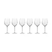 Krosno Harmony Collection 6 Piece White Wine Glass 370ml