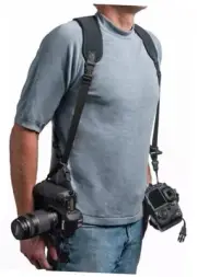Dual Camera Harness – Comfortable Neoprene SLR/DSLR Camera Strap for