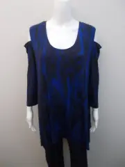NEW TS TAKING SHAPE BLUE/BLACK CONVERTIBLE TOP SIZE MEDIUM=18/20 (# 757