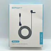 Simorr Wave L2 Type C Lavalier Microphone Omni-Directional Lapel Mic - New