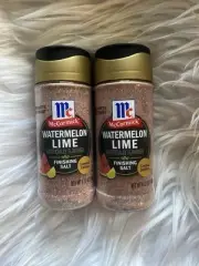 2 Bottles McCormick Finishing Salt Watermelon Lime 4.12oz Watermelon ‍