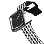 Apple Watch Series 4-6, SE (40mm) Impact Band chunky knit / cosy yarn blanket pattern