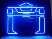 20"x16" Tron Recognizer Game Room Blue Neon Sign Lamp Light Visual Beer Pub LY