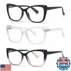 Autojouls 3-Pack Reading Glasses for Women，Oprah Style Frame Spring Hinge Cle
