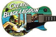 Guitar Wrap Skin Axe Re-Skin Vintage Cinema Creature from Black Lagoon 225