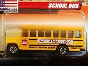 Matchbox by Matel Wheels - Matchbox U.S.A. - Series 1 - #1 - School Bus - Ridge, NY - 1:95 Scale