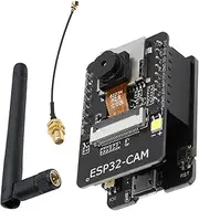 ESP32 CAM Module, QIQIAZI ESP32-CAM-MB Dual-Core WiFi Bluetooth with Camera OV2640 + 2.4G Antennas IPEX, Micro USB, with TF Card Slot, Compatible with Arduino