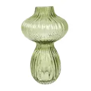 Urban Tommy Abstract Orb 24cm Glass Flower Vase Home Decor Display Medium Sage