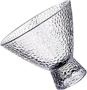 NAMOARLY Hammered Glass Martini Goblet Multi Function Wine Glass for Bars Bistros Home Decor Smooth Surface Easy to Clean for Entertaining Guests